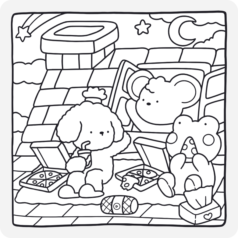 Printable coloring page #1032