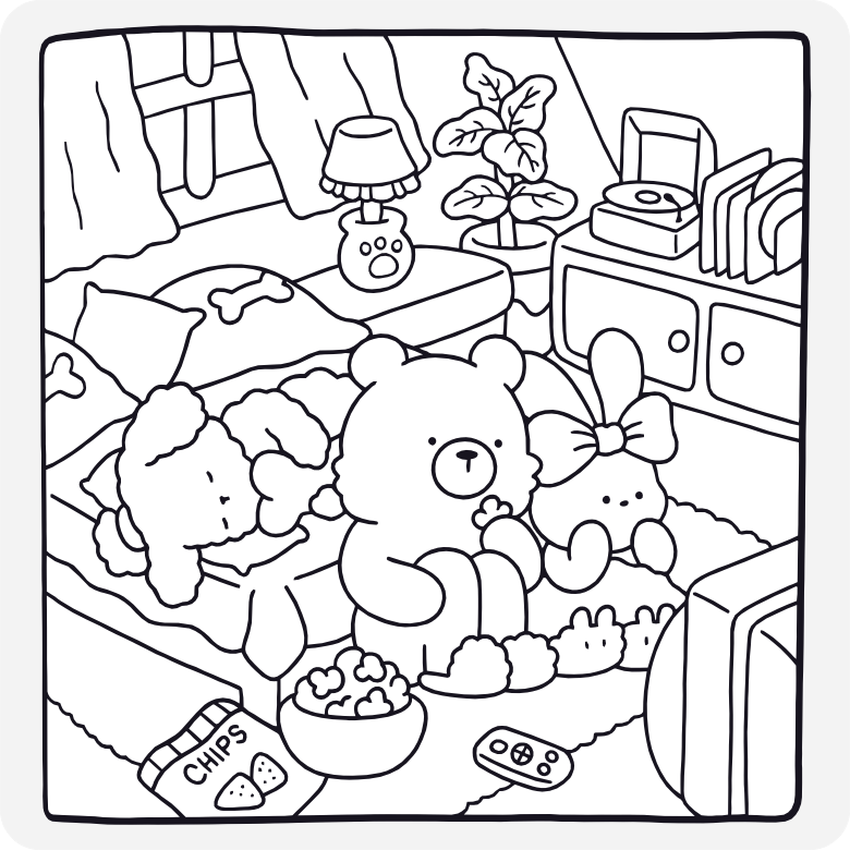 Printable coloring page #1038