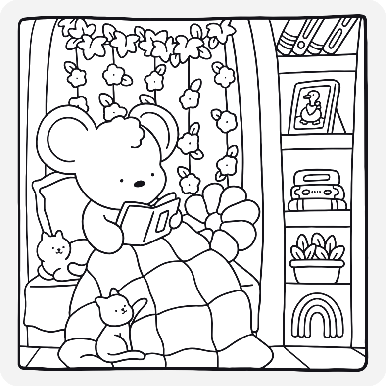 Printable coloring page #1043