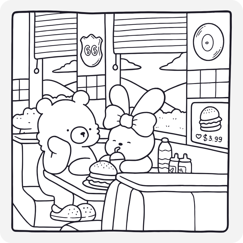 Printable coloring page #1046
