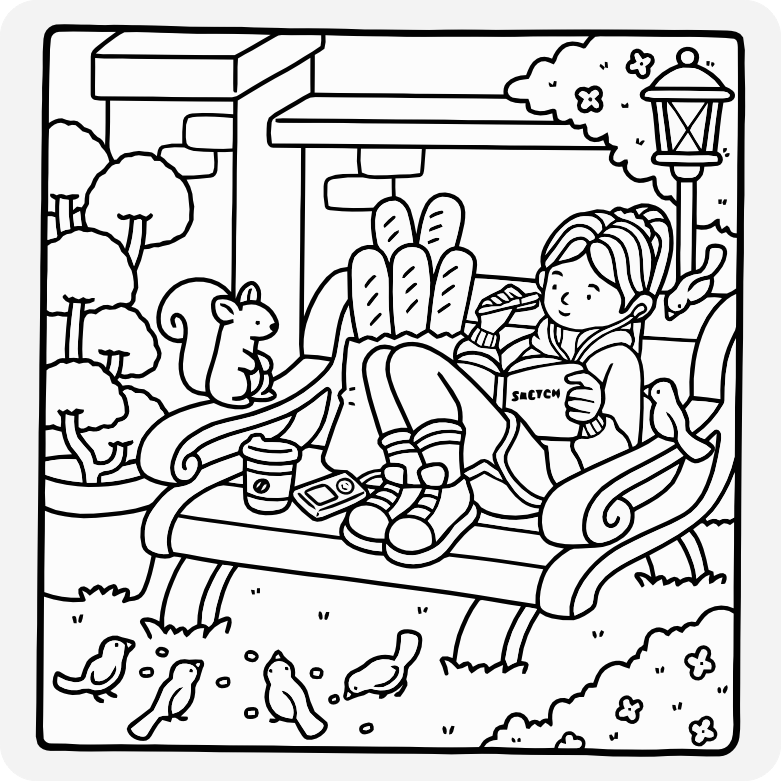Printable coloring page #1218