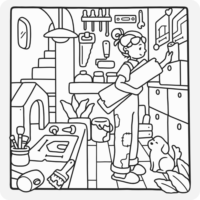 Printable coloring page #1225