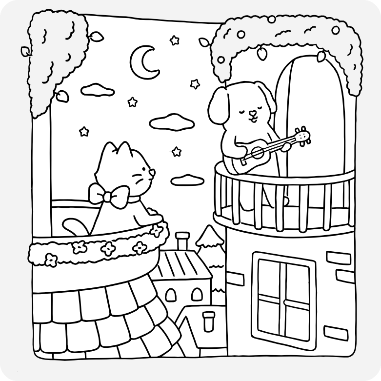 Printable coloring page #1271