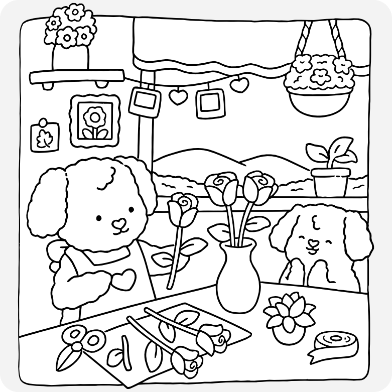 Printable coloring page #1290