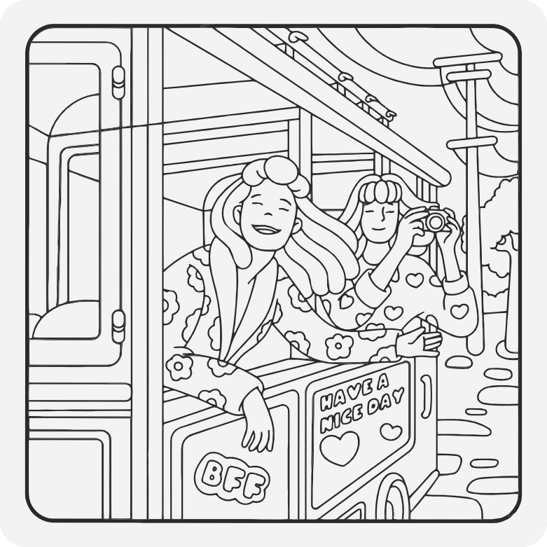 Printable coloring page #281