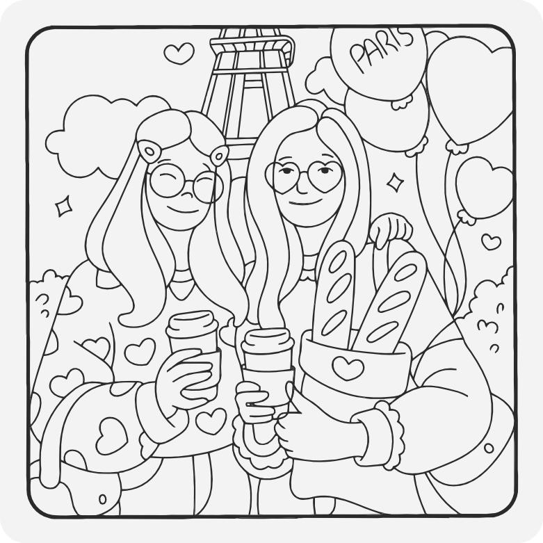 Printable coloring page #285