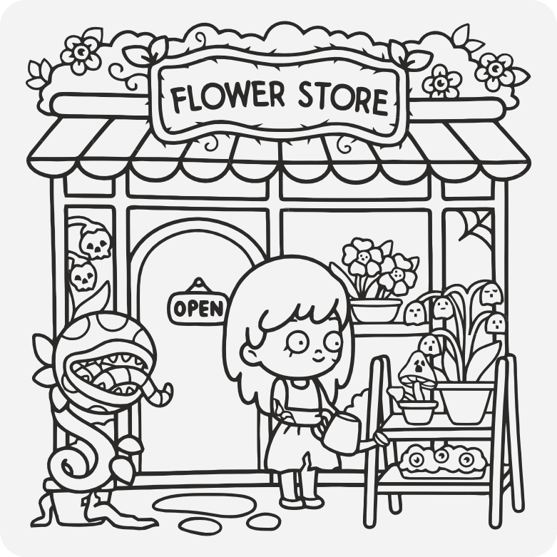 Printable coloring page #292
