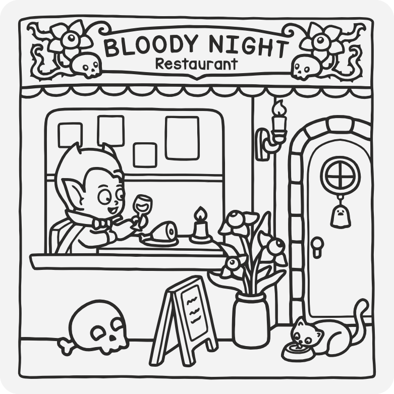 Printable coloring page #319