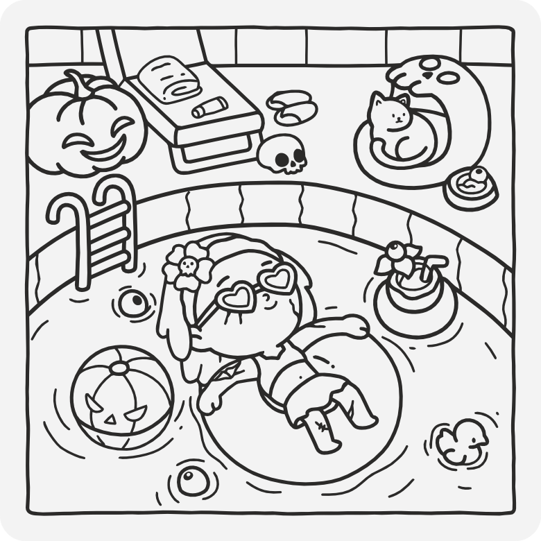 Printable coloring page #331