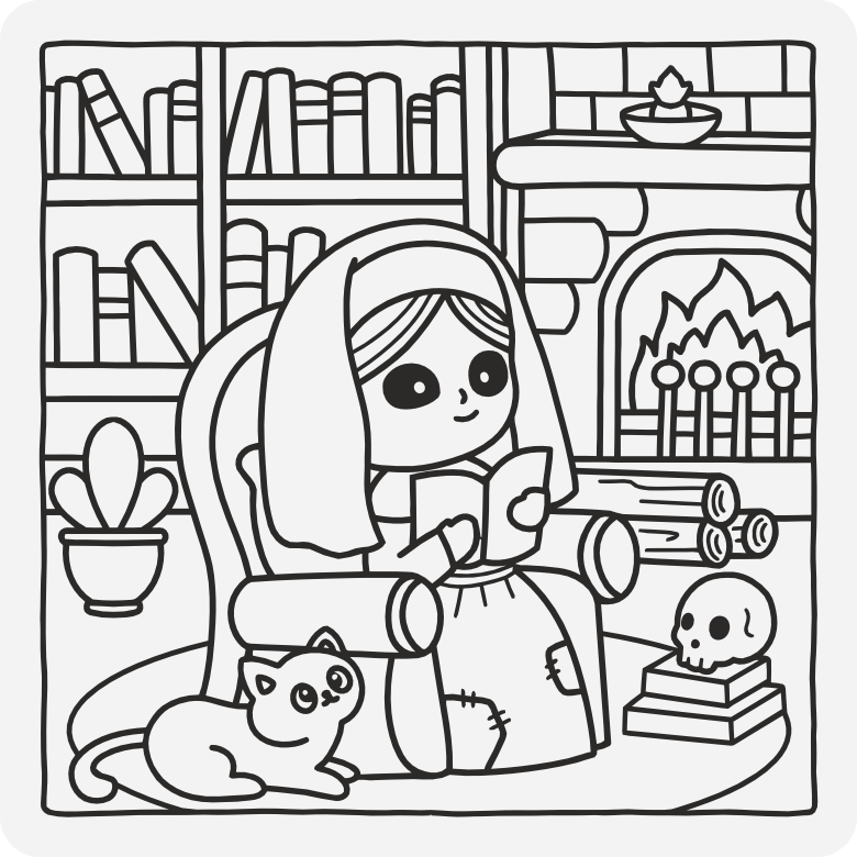 Printable coloring page #336