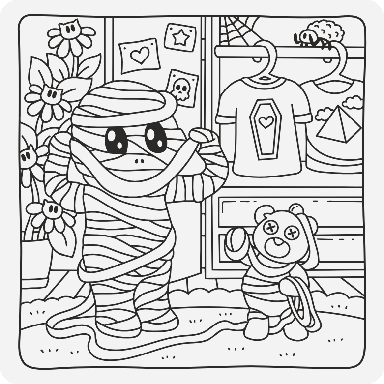 Printable coloring page #387