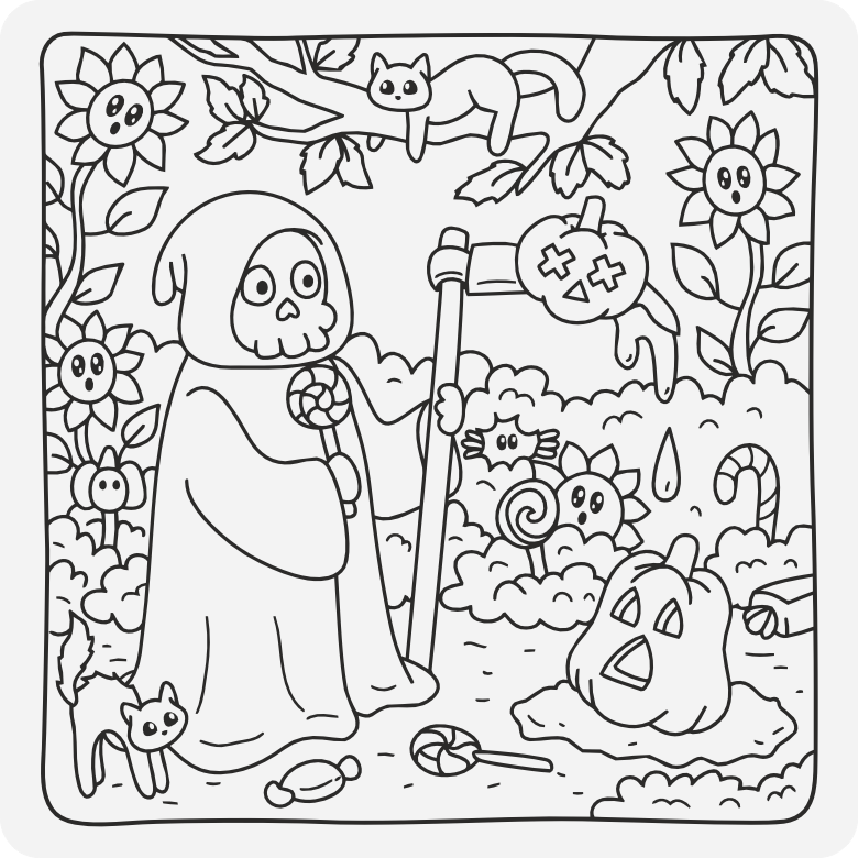 Printable coloring page #389