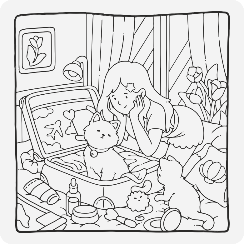 Printable coloring page #403