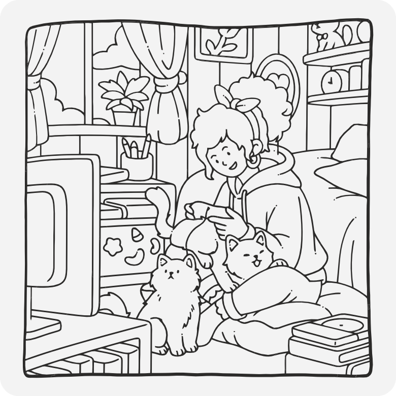 Printable coloring page #404