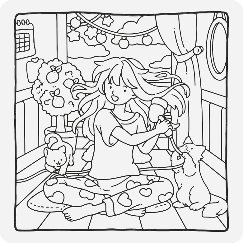Printable coloring page #413