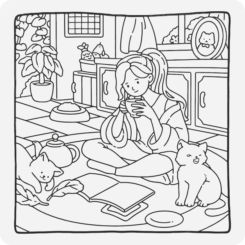 Printable coloring page #426