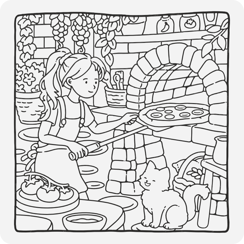 Printable coloring page #428