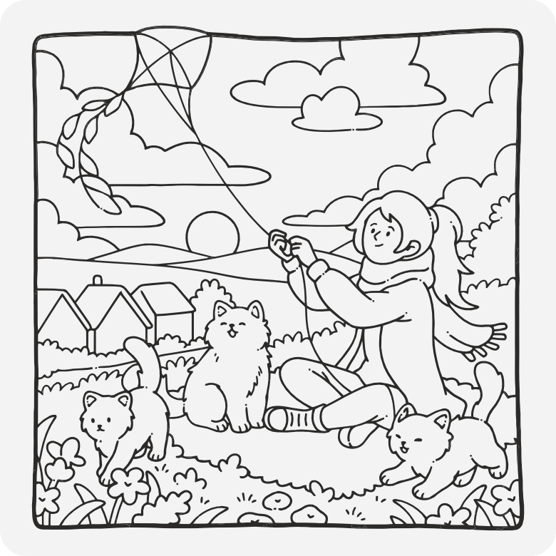 Printable coloring page #429