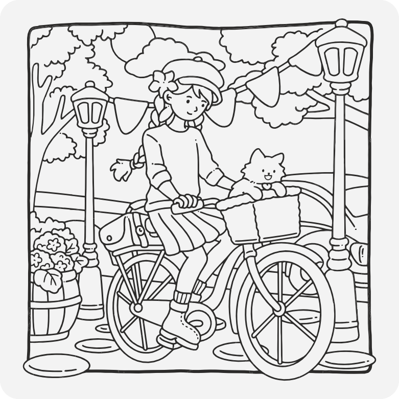 Printable coloring page #437