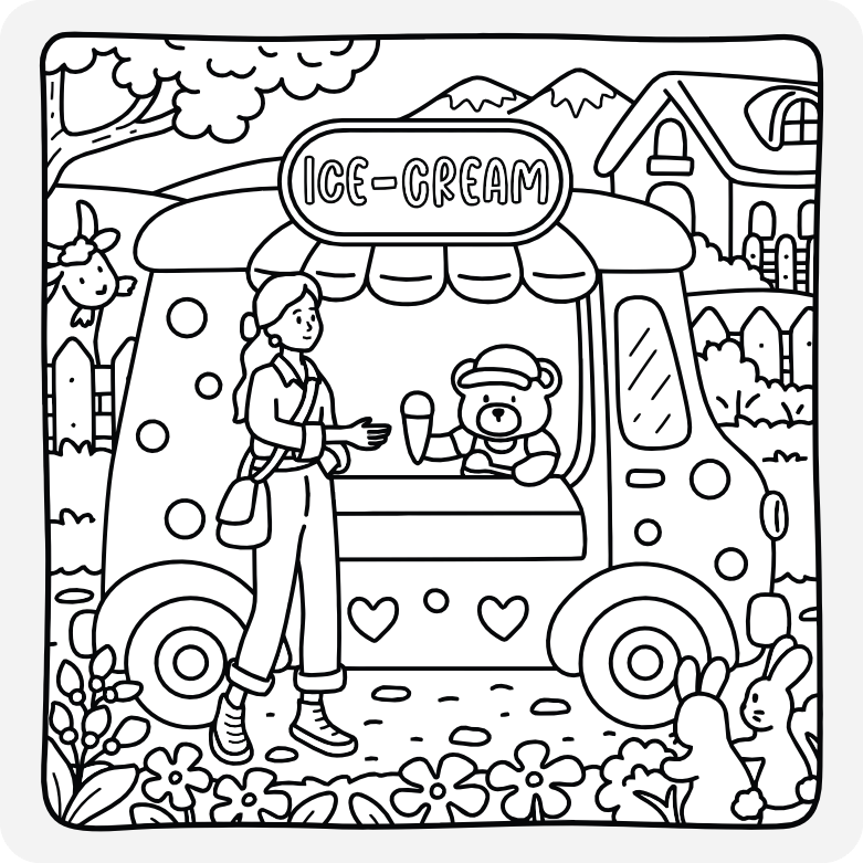 Printable coloring page #442