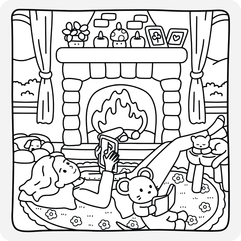 Printable coloring page #446