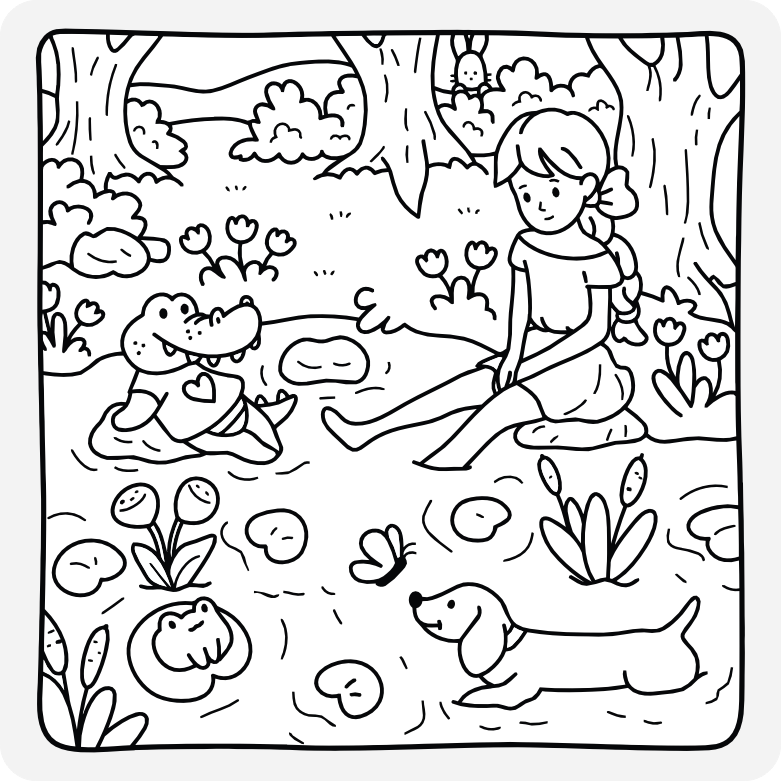 Printable coloring page #447