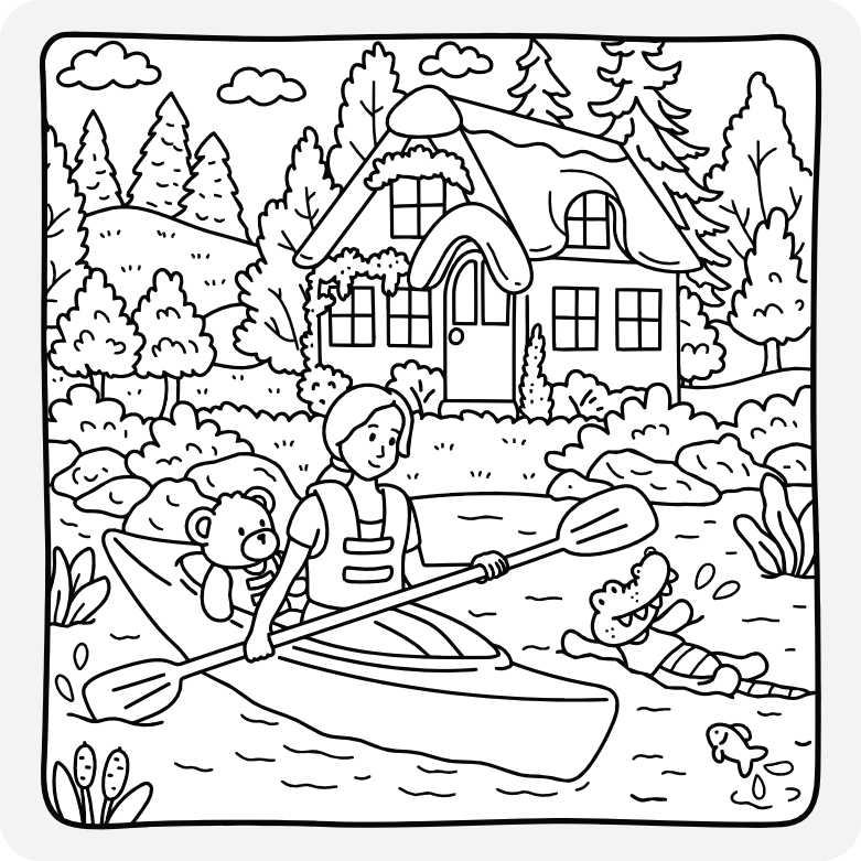 Printable coloring page #455