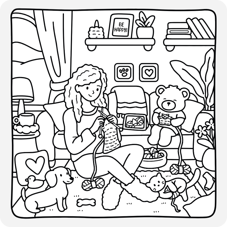 Printable coloring page #458