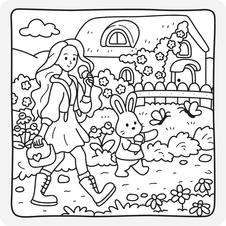 Printable coloring page #462