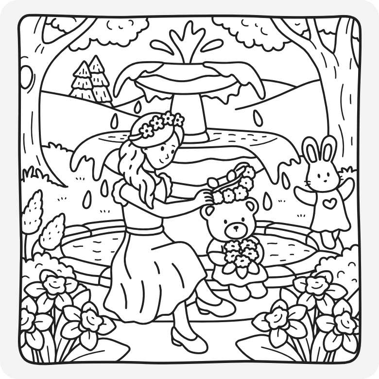 Printable coloring page #464