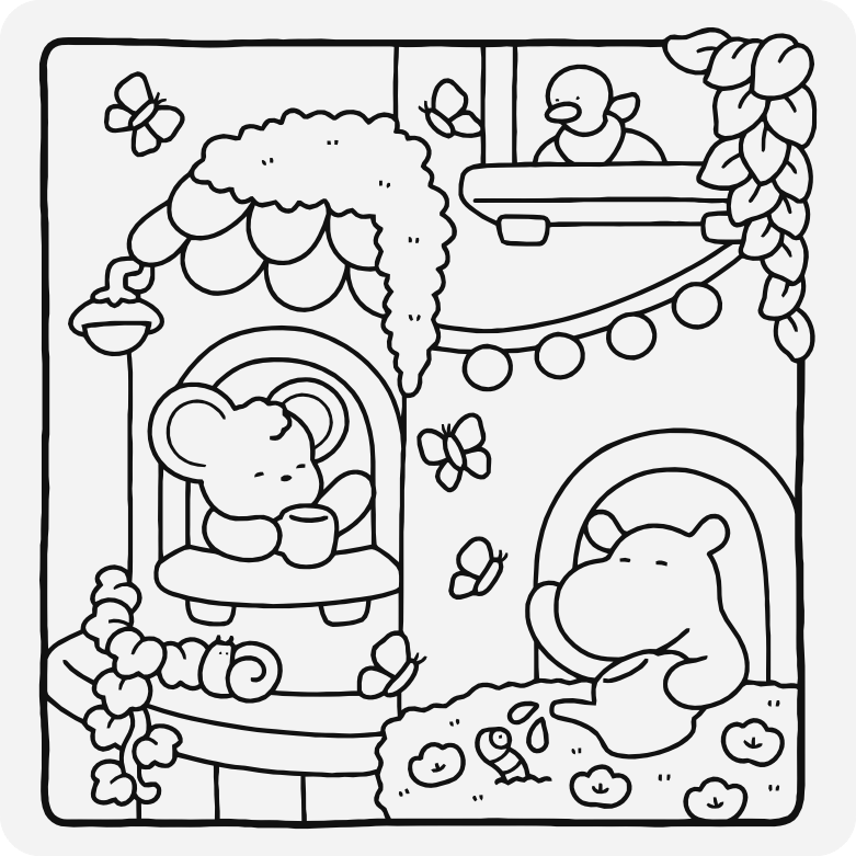 Printable coloring page #482