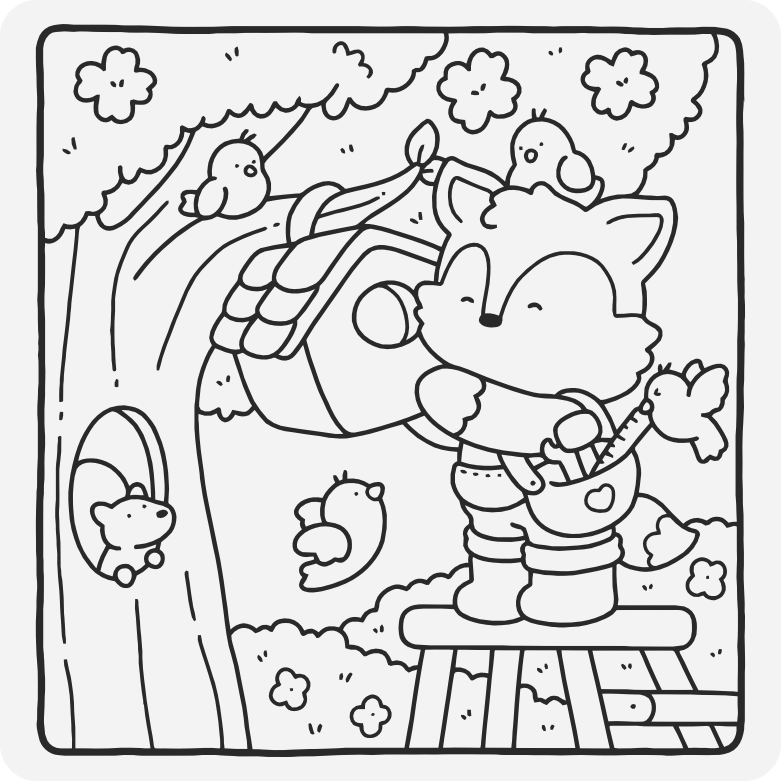 Printable coloring page #483
