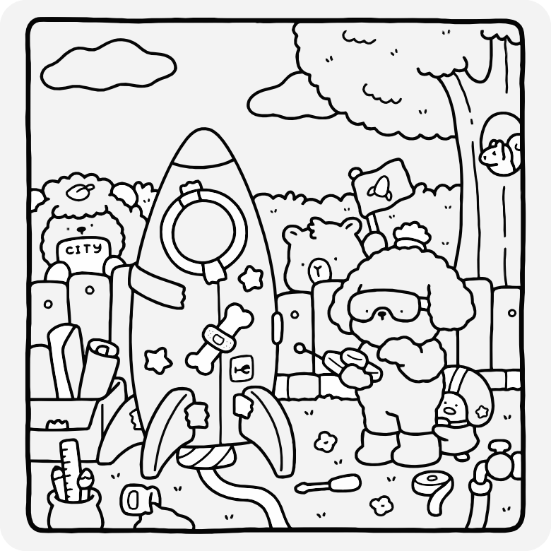 Printable coloring page #484