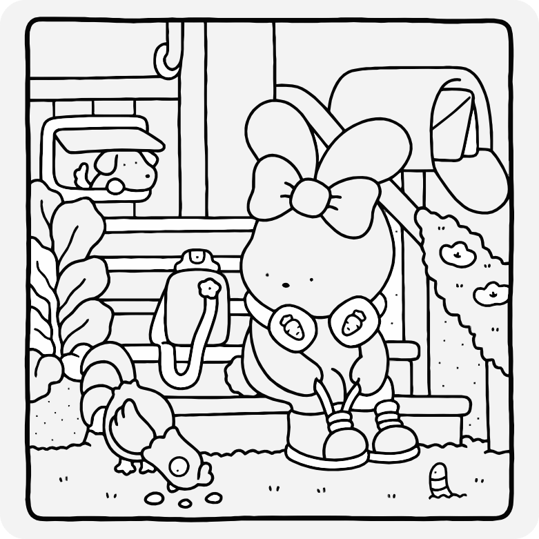 Printable coloring page #488