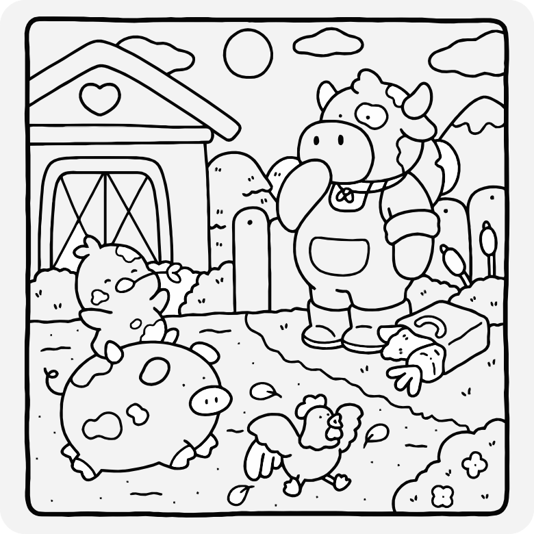Printable coloring page #489
