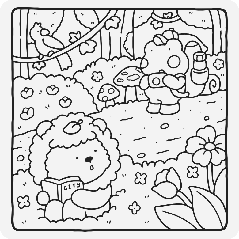 Printable coloring page #494
