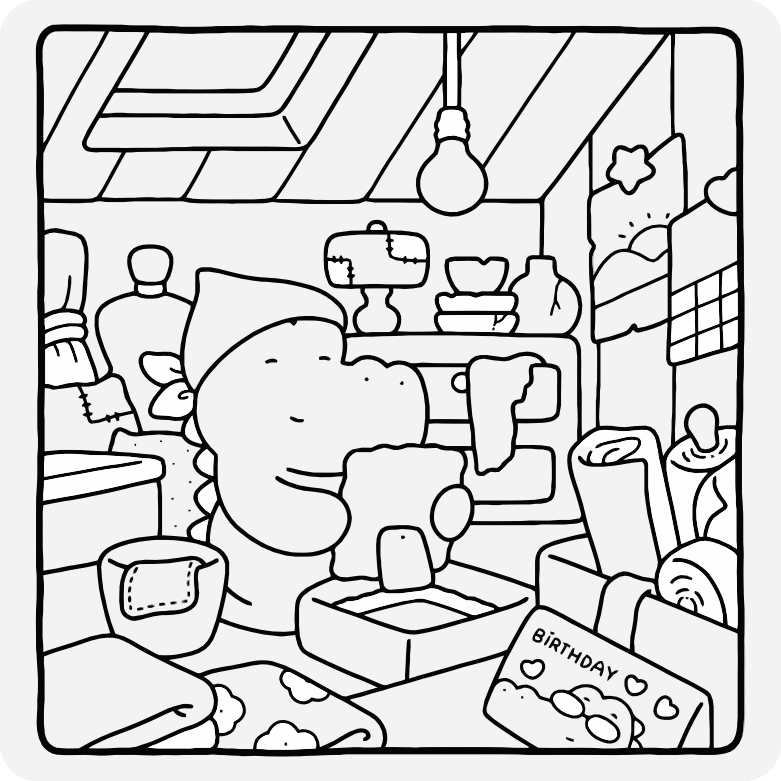Printable coloring page #500