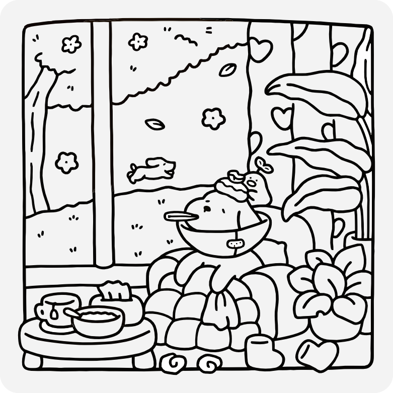Printable coloring page #508