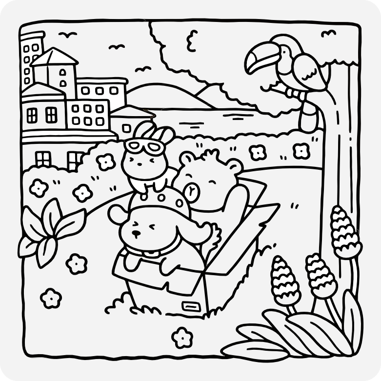 Printable coloring page #518