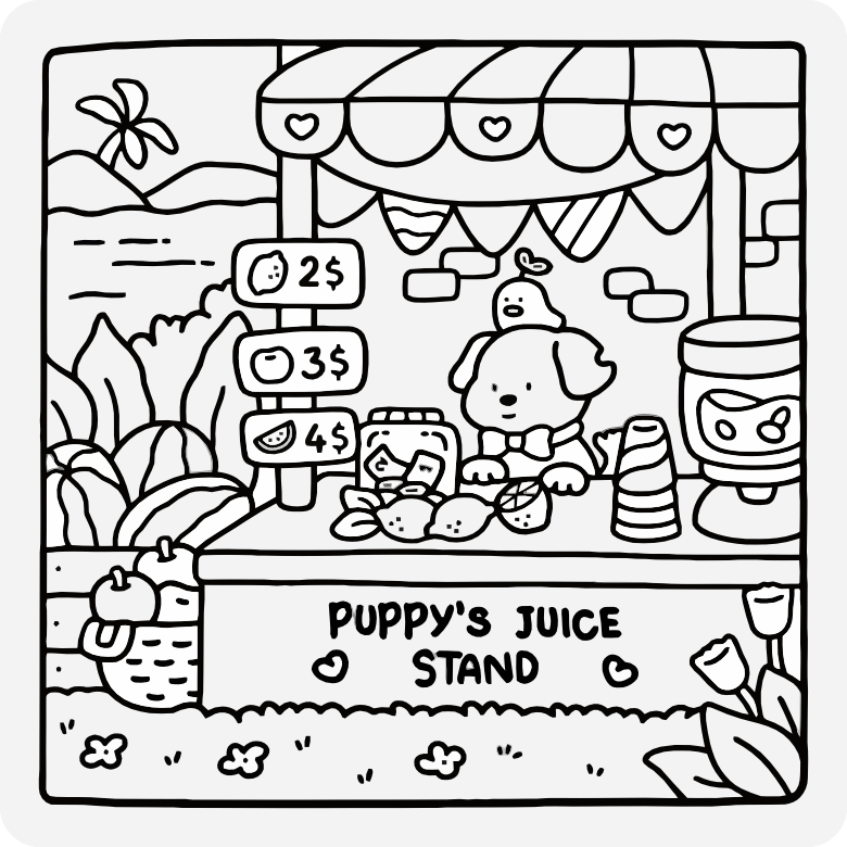 Printable coloring page #519