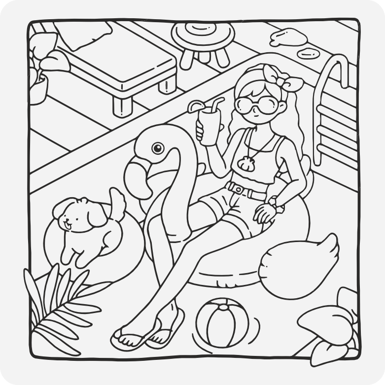 Printable coloring page #52