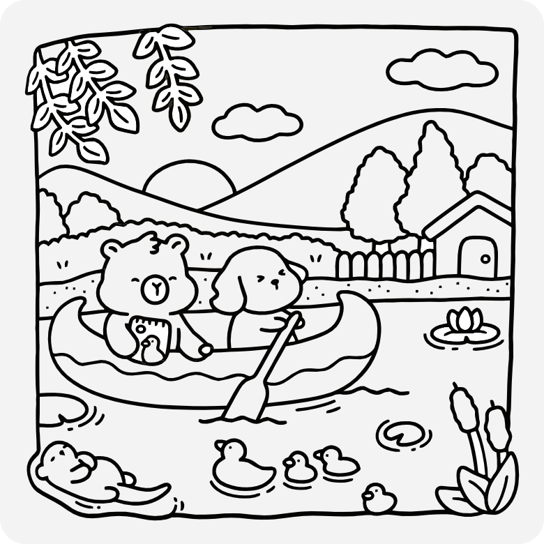 Printable coloring page #521