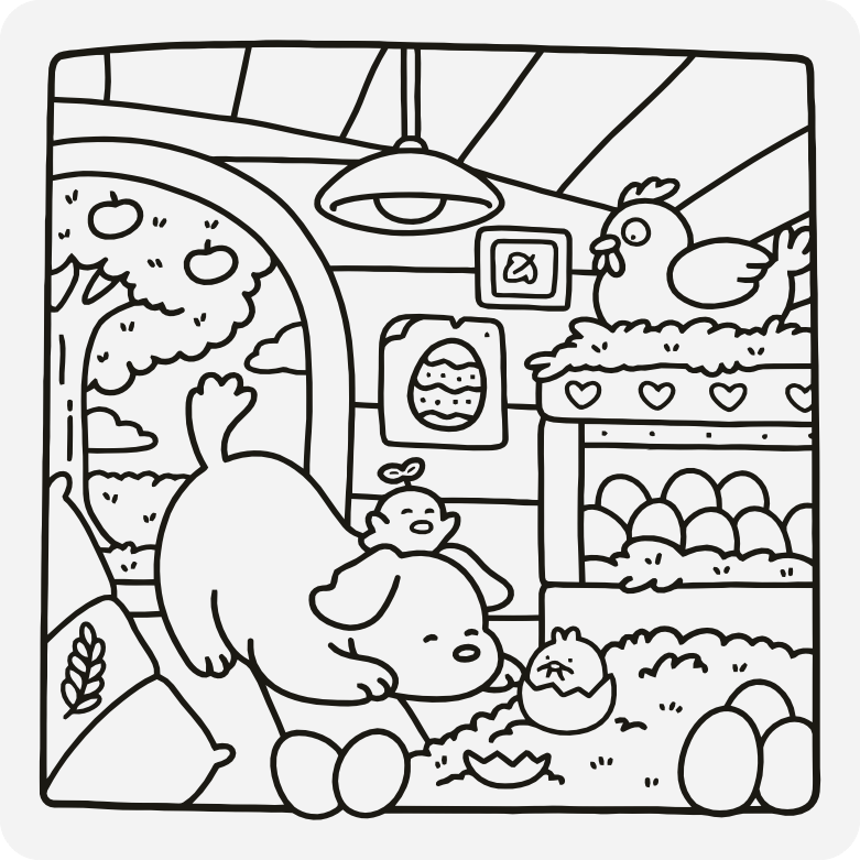 Printable coloring page #522