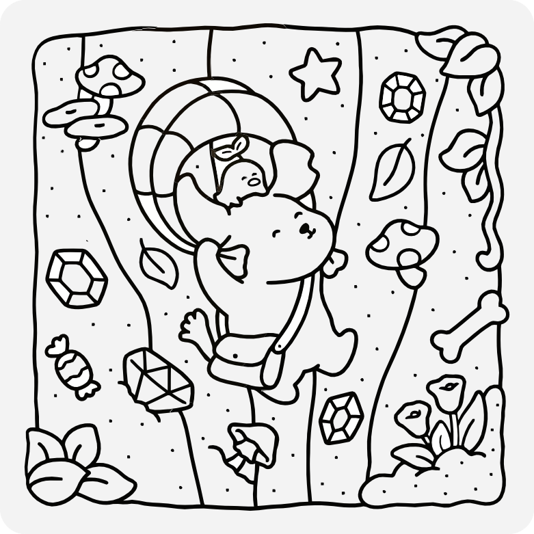 Printable coloring page #523