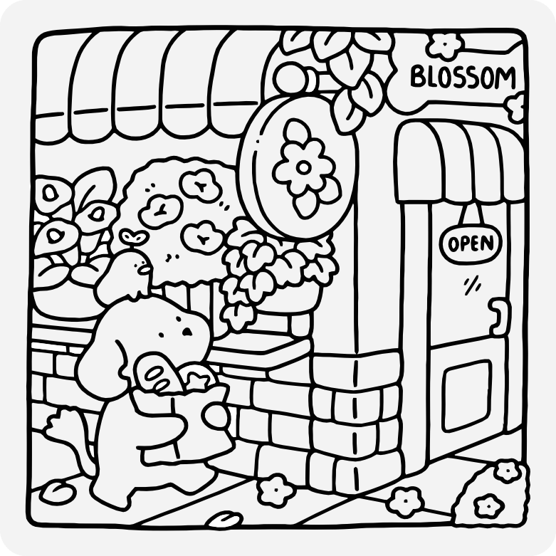 Printable coloring page #535