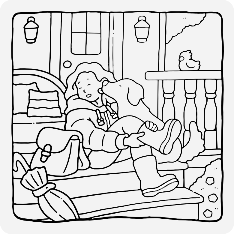 Printable coloring page #580