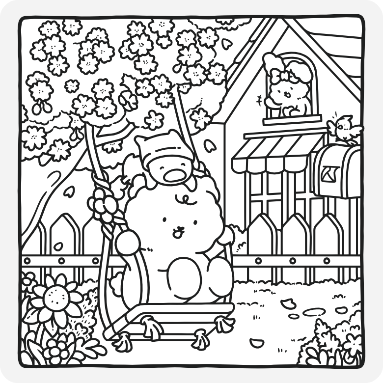 Printable coloring page #586