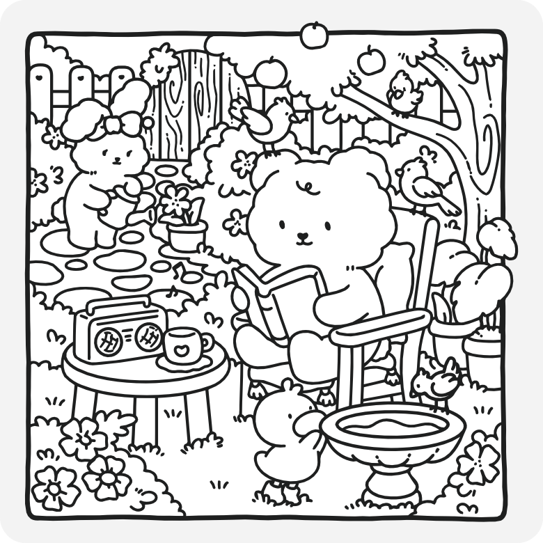 Printable coloring page #591