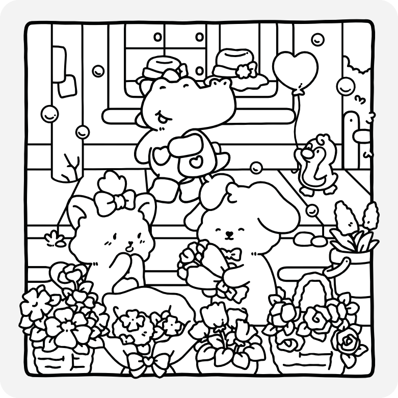 Printable coloring page #595
