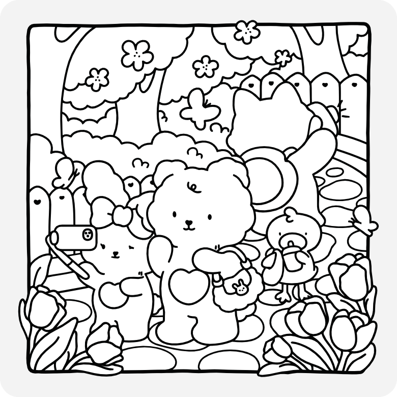 Printable coloring page #614